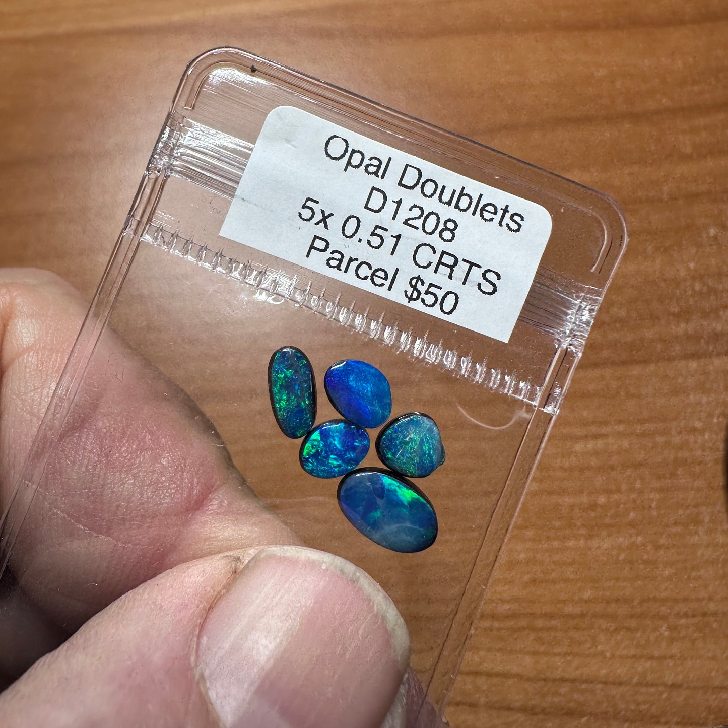 D1208 Parcel Black Opal Doublets (Copy)
