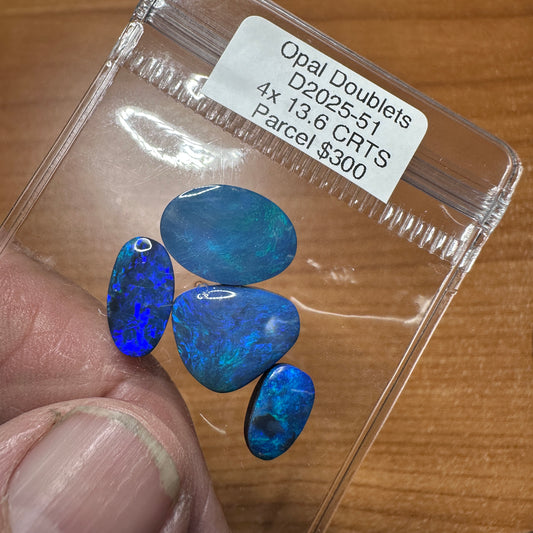 D2025-51 Parcel Black Opal Doublets