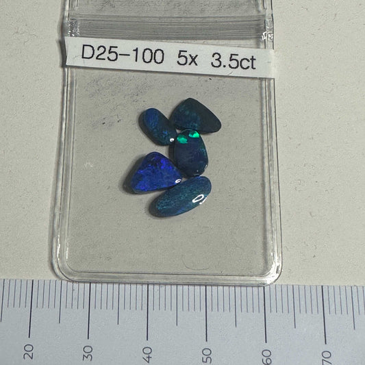 AOS 25-100 Parcel Opal Doublets – 5x 3.5cts