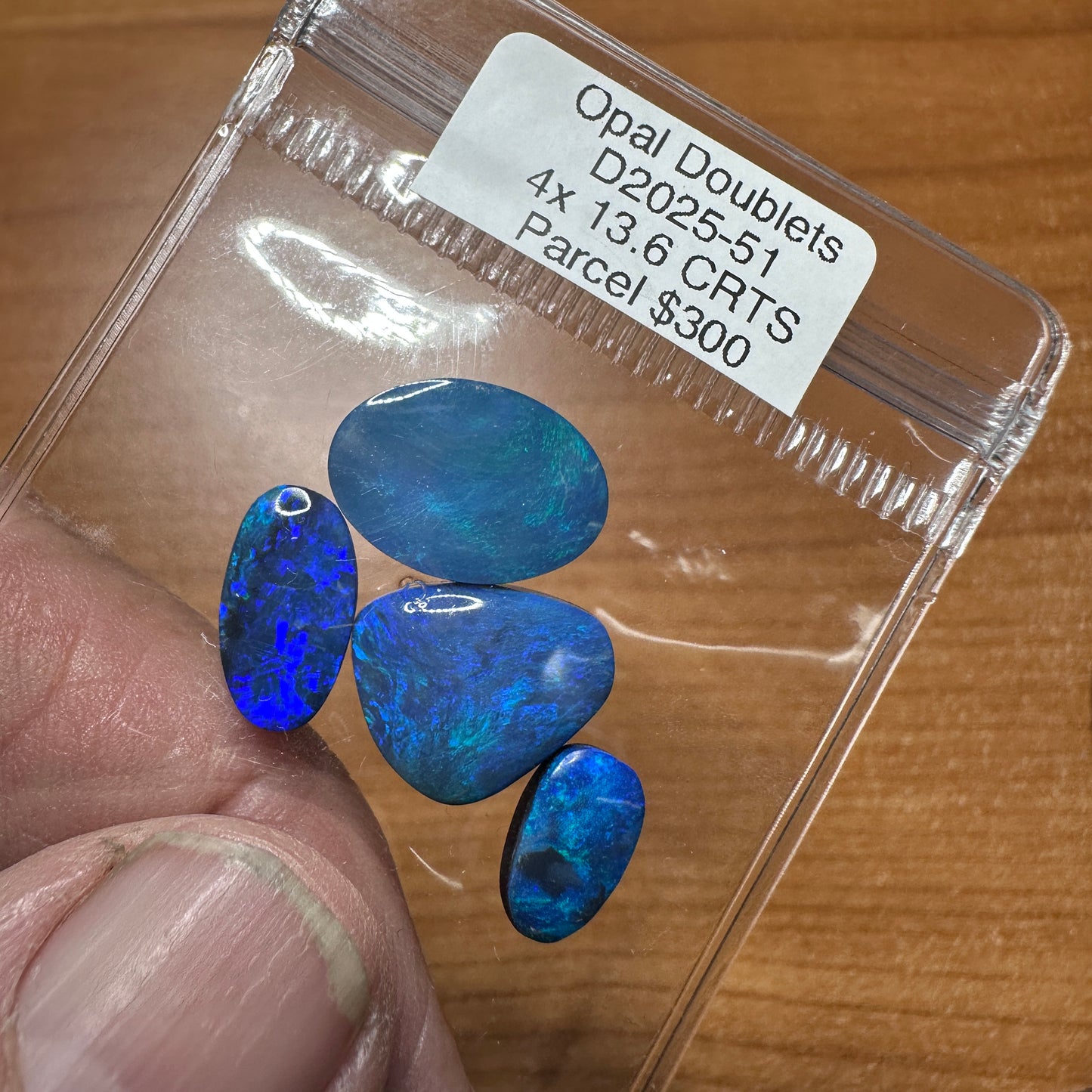 D2025-51 Parcel Black Opal Doublets