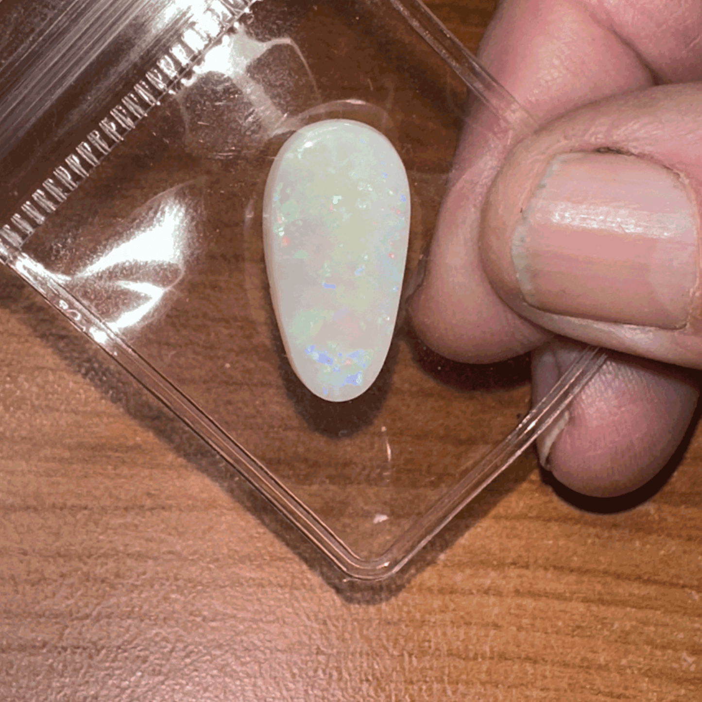 S25-100 Solid Opal Teardrop