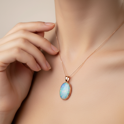 D2504-2 Opal Modern Pendant